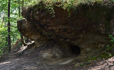 Wolf Rock Cave Native American Louisiana