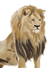 Lion panthera Leo  | Digital Art