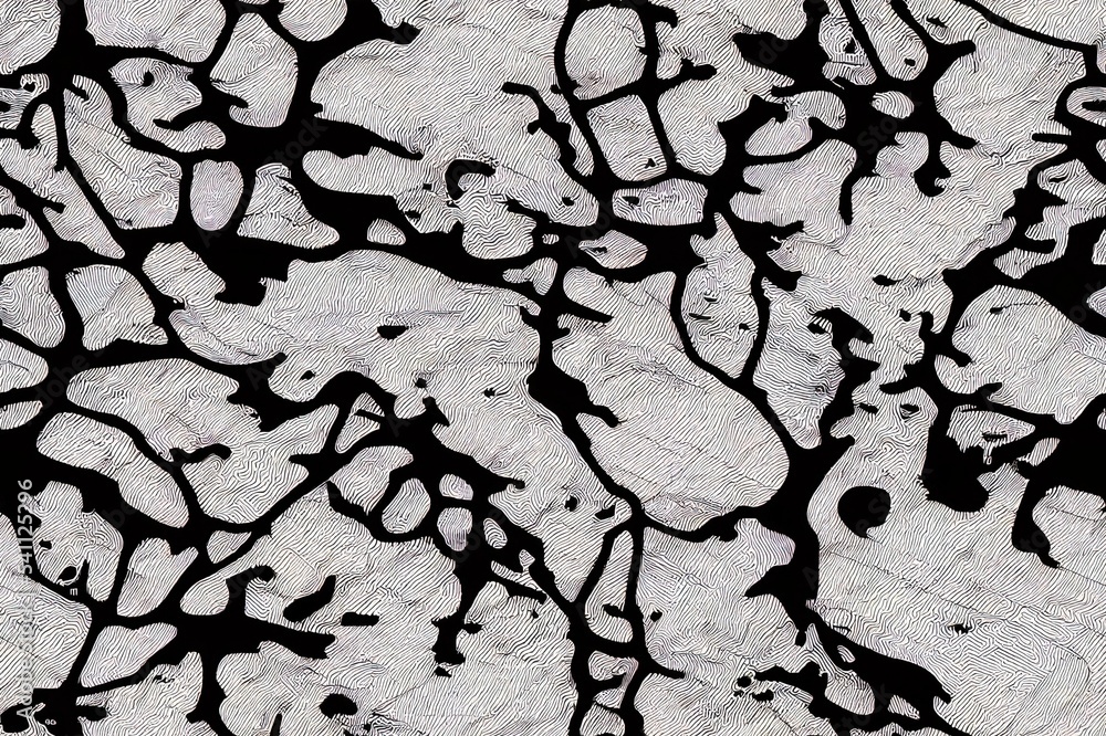 Poster black abstract weather map. topographic map lines, contour background. geographic seamless pattern m