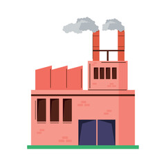 pink industrial building