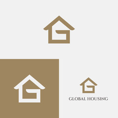 Real estate logo vector. Building real estate logo design