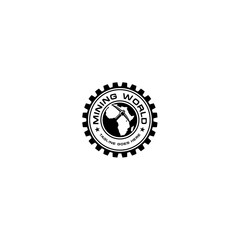 Mining in the world company logo.