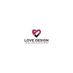 Letter S Love Logo Design, Brand Identity logos vector, modern logo, Logo Designs Vector Illustration Template