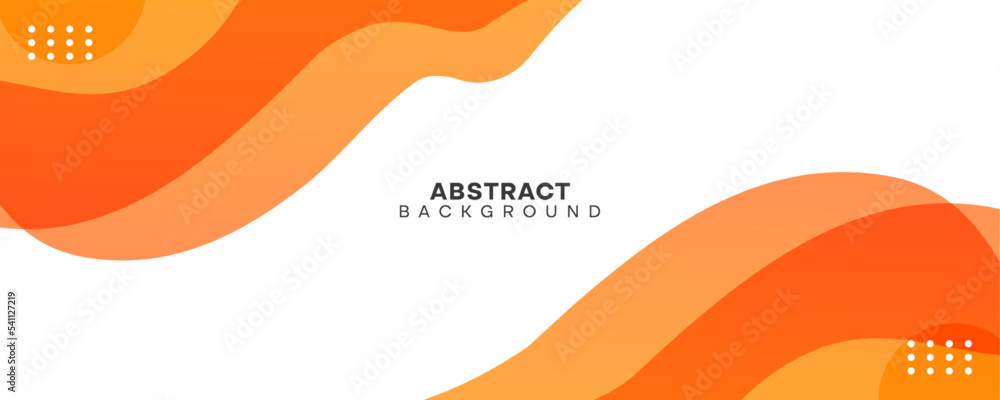 Aufkleber abstract orange background with liquid shape. modern template banner with gradient color. new design