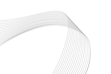 Abstract line wave element white background. Wave line element
