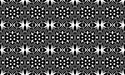 Seamless repeated pattern design. Women's long dress pattern design, vector vintage art illustration