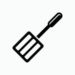 Spatula Icon. Kitchenware Symbol - Vector.     