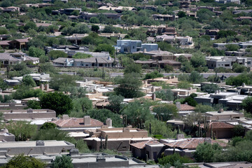 An aerial view of Scottsdale, Arizona