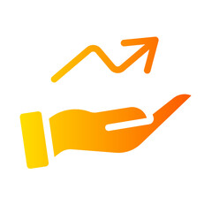 investment gradient icon