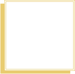 Square golden background rectangle text element frame border element