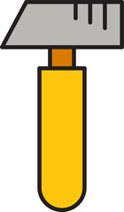 mallet hammer icon illustration
