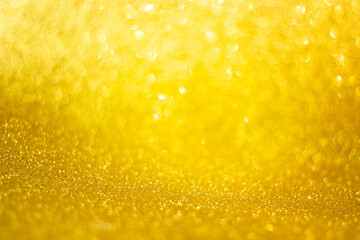 yellow glitter. Abstract holiday background