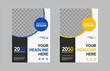 Creative corporate book cover design