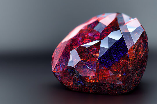 Gemstone ruby and sapphire