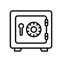 safe icon vector design template in white background