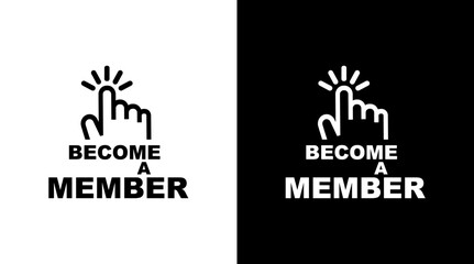 BECOME A MEMBER sign