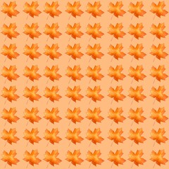 Autumn leaves pattern. Fall maple leaf. Fall maple leaf pattern. Fall foliage 