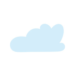 Obraz premium cartoon cloud, bright sky, bubble cloud, cloud template