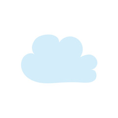 Fototapeta premium cartoon cloud, bright sky, bubble cloud, cloud template