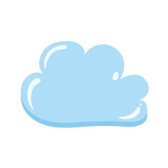cartoon cloud, bright sky, bubble cloud, cloud template
