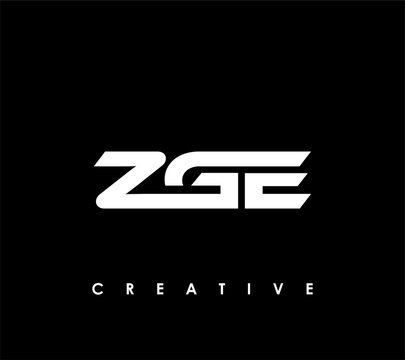 ZGE Letter Initial Logo Design Template Vector Illustration