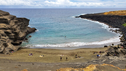 Papakōlea Green Sand Beach on Big Island