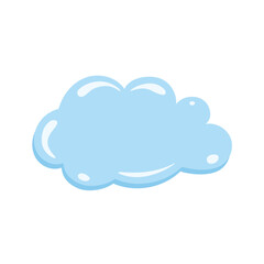 cartoon cloud, bright sky, bubble cloud, cloud template