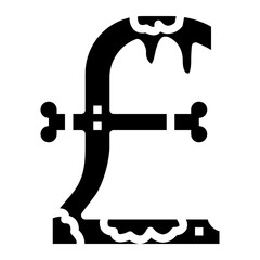 Pound glyph icon style