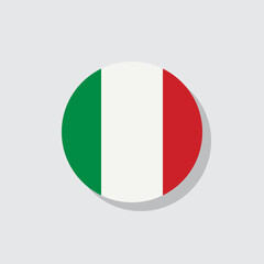 Flag of Italy flat icon