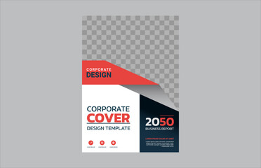 Modern business annual report template