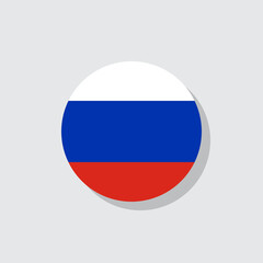 Flag of Russia flat icon