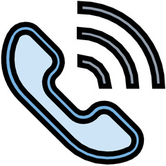 Call Sign Colored Line Icon