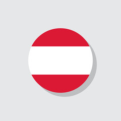 Flag of Austria flat icon