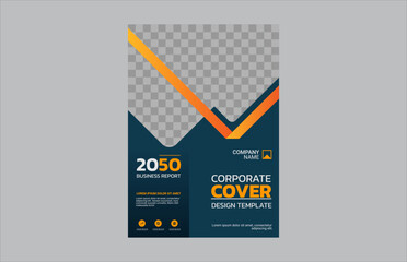 Creative corporate book cover design