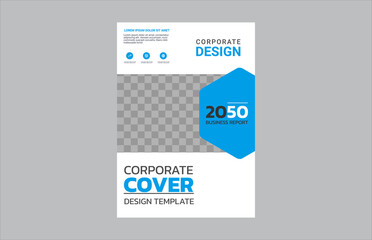 Creative corporate book cover design