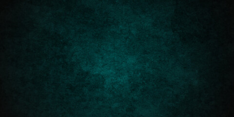 Dark blue and black grunge textured concrete backdrop background. Panorama dark blue and black slate background or texture. Vector blue concrete texture. Stone wall background.