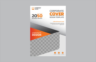 Creative corporate book cover design