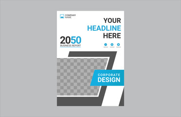 Creative corporate book cover design