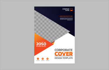 Creative corporate book cover design
