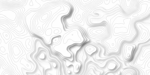 Abstracts topographic map background. Line topography map and mounte contour background, geographic grid. Abstract vector illustration.
