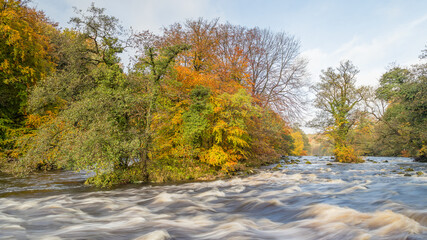 Autumn colours along the River Wharfe