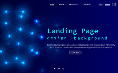 communication network technology abstract background image landing page ideas for websites