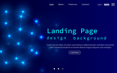 communication network technology abstract background image landing page ideas for websites