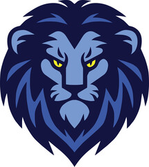 Lion Head Logo Illustration Design Template Icon