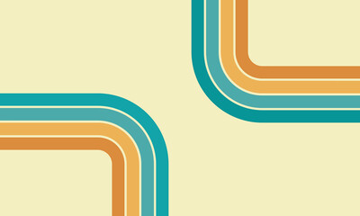 Vintage retro stripes background , Vintage striped poster. Retro radiant abstract color background