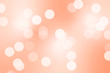 Orange Bokeh Background