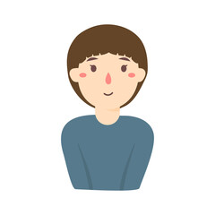 girl hair style illustration