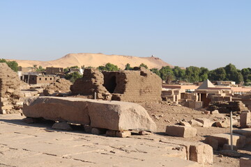 Fototapeta na wymiar Satet temple on Elephantine island in Aswan, Egypt