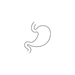Obraz premium stomach logo vektor