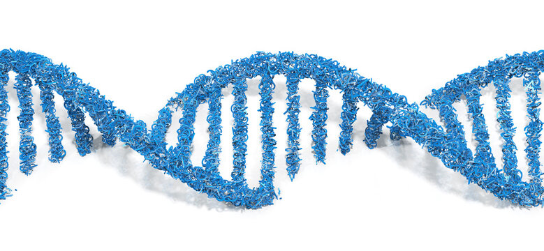 DNA molecule, conceptual illustration